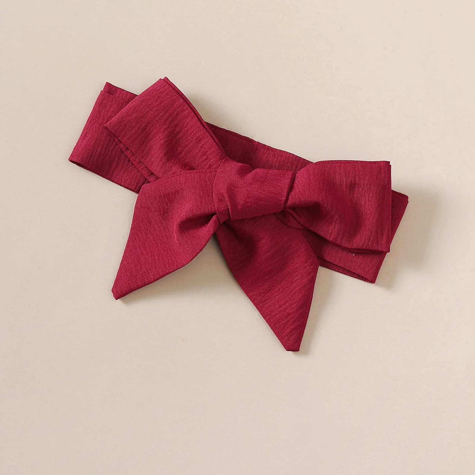 Robe d'automne pour bébé fille, bords et nœud à volants, robe à manches longues + bandeau pour 0-18 