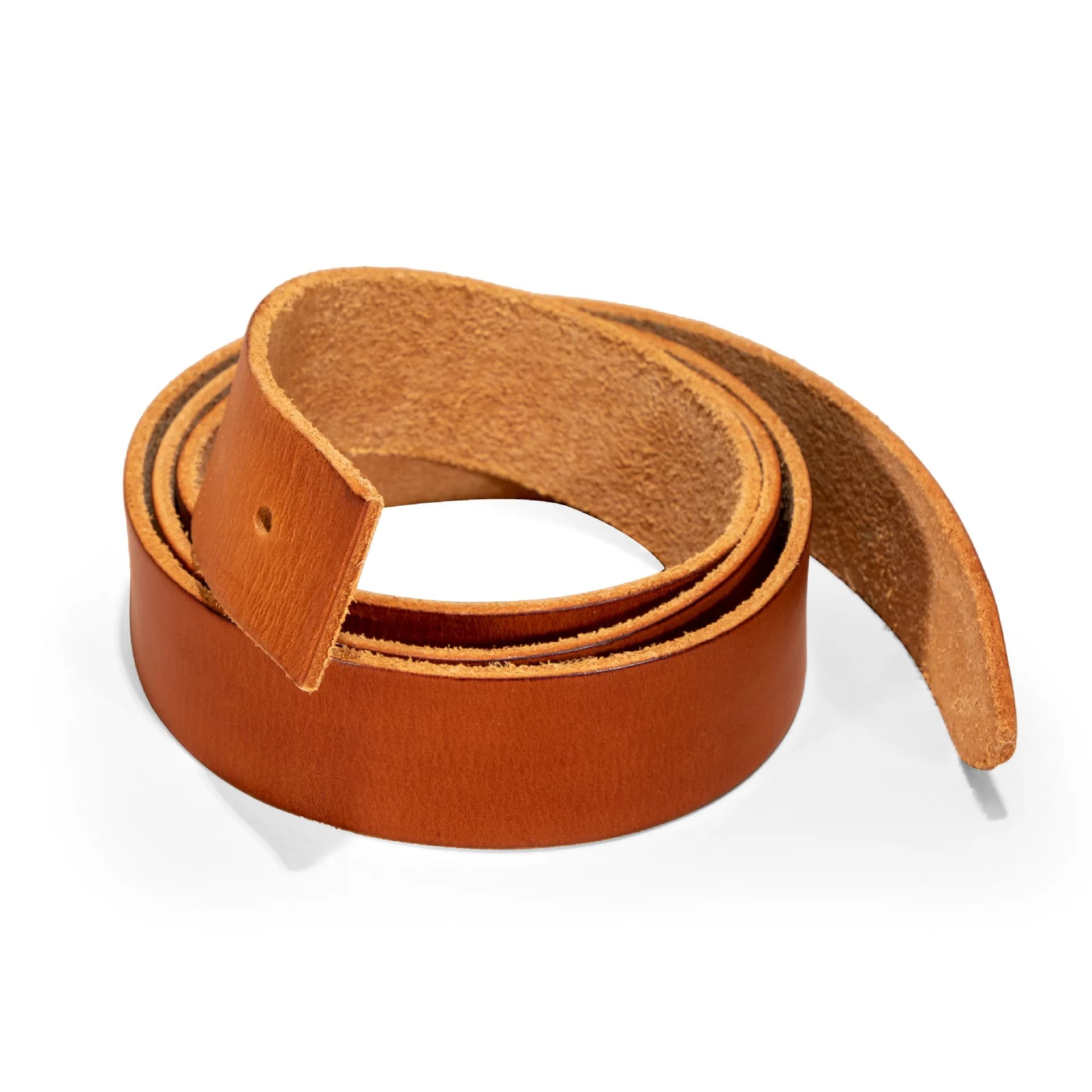 3.8 cm de largeur mâle sans boucle ceintures pour hommes boucle ardillon trou sangle peau de vache b