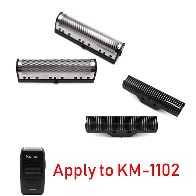 Filet de lame à Double feuille de remplacement de qualité originale pour Kemei KM-1102, accessoires 