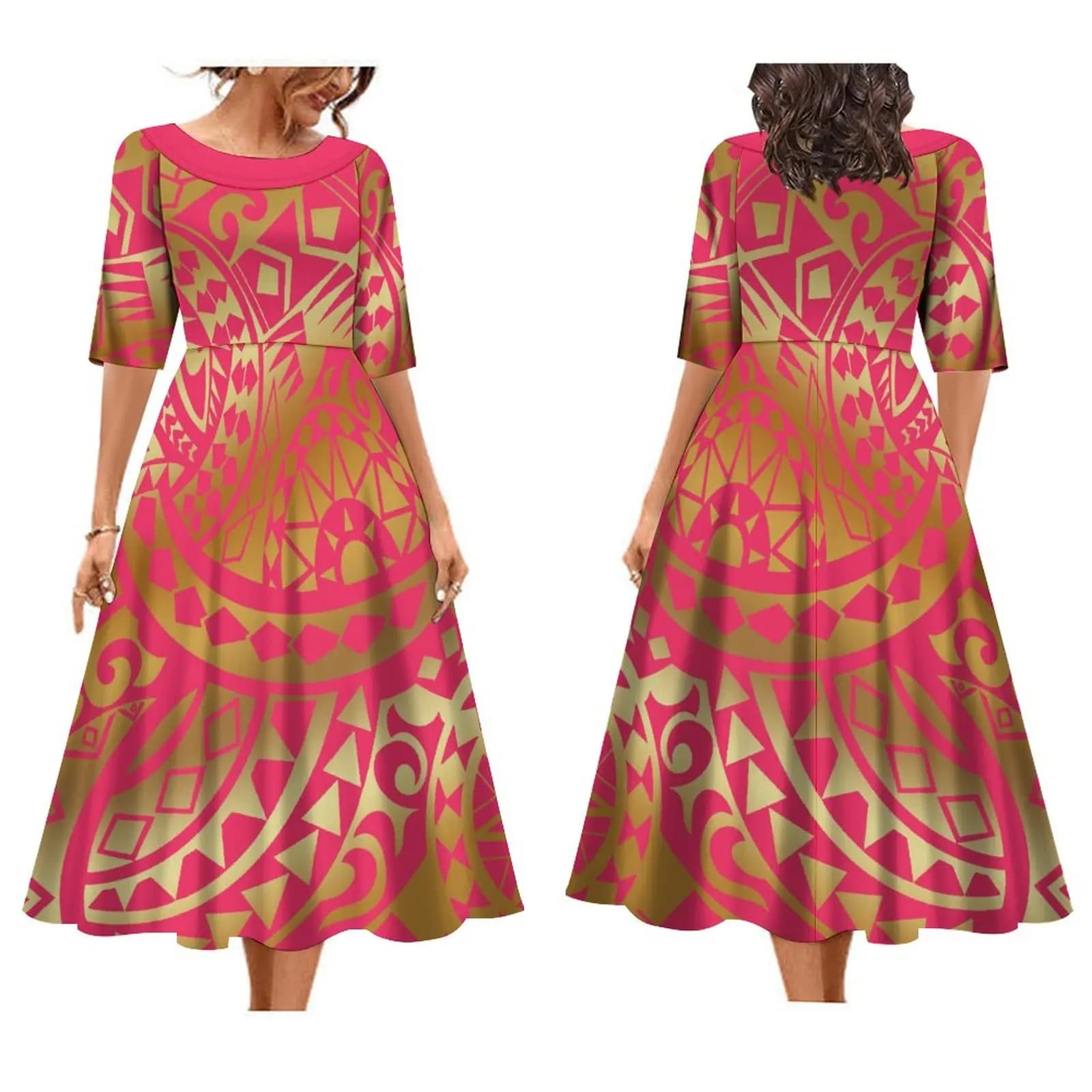 Robe d'été à manches courtes pour femmes, tissu doux de haute qualité, Art Maxi, été conforme, perso