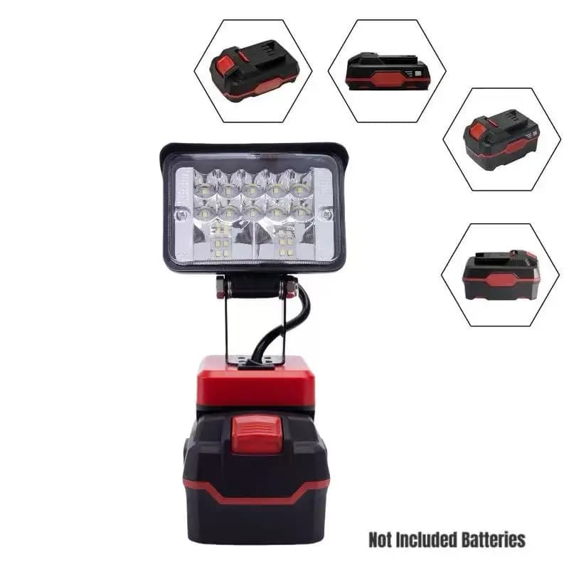 Projecteur de lampe de travail LED, lanterne Portable avec USB de Type C pour équipe Lidl Parkside X