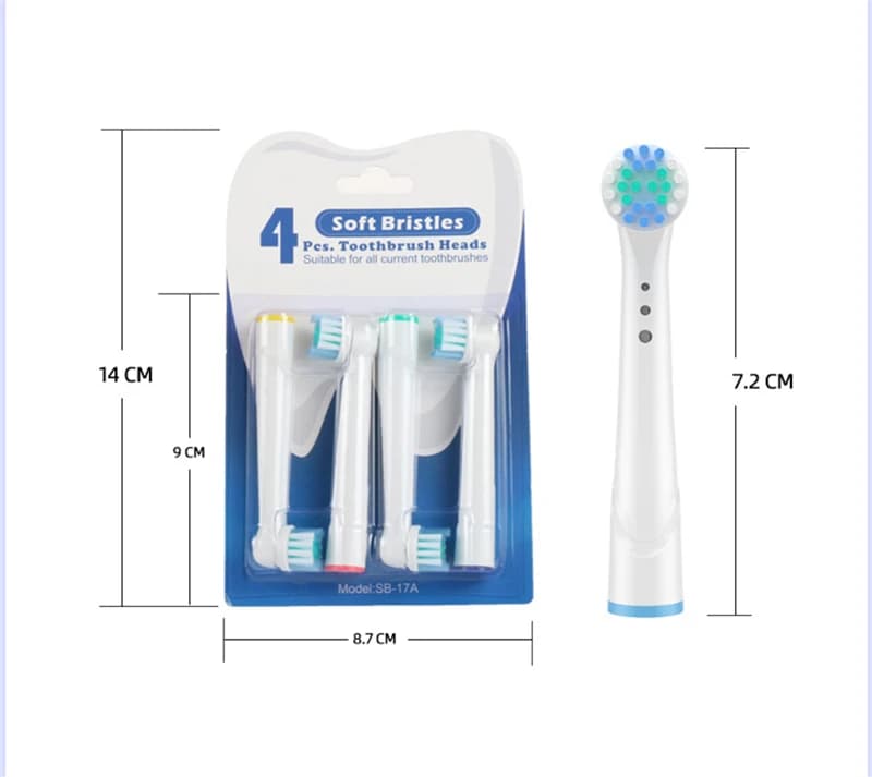 Tête de brosse buses pour Braun Oral B tête de brosse à dents de remplacement sensible propre Sensi 