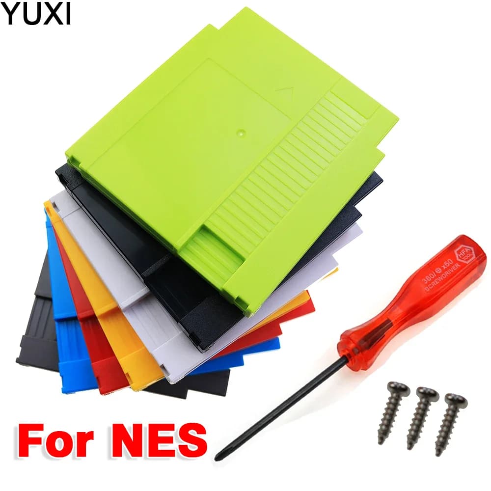 Coque de Cartouche de Jeu en Plastique, pour Anj60Pin à 72Pin, Kit de Vis de Couverture de Carte, Ac