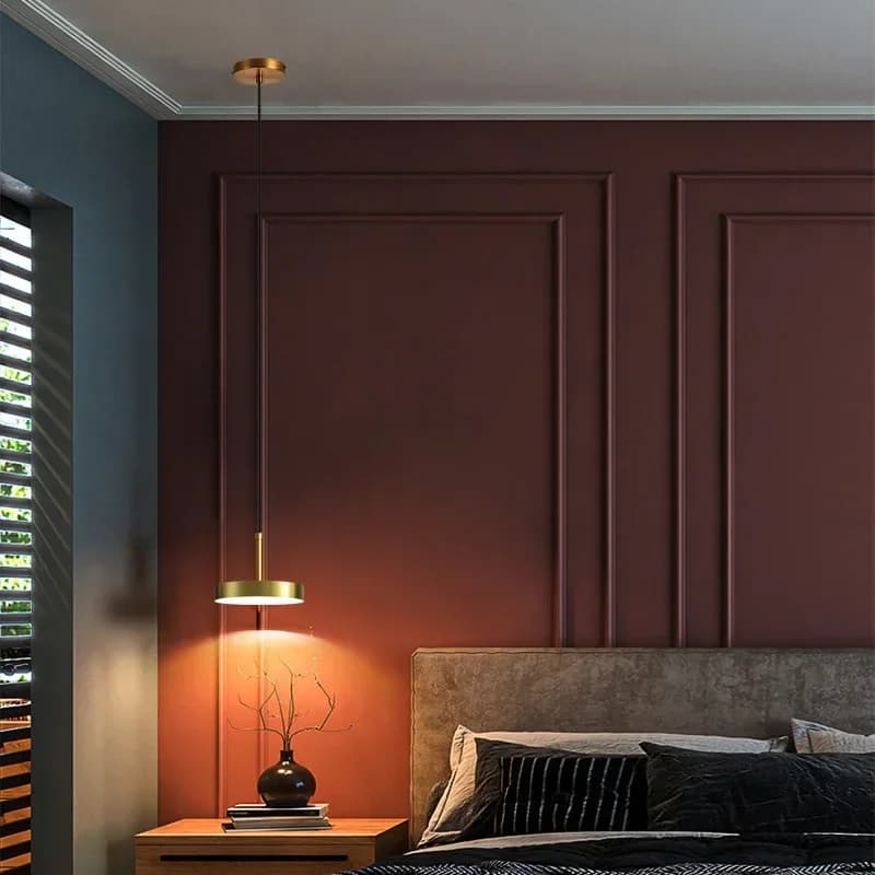 Nordique moderne pendentif LED lumières décor chambre Suspension luminaires Luminaire minimalisme sa