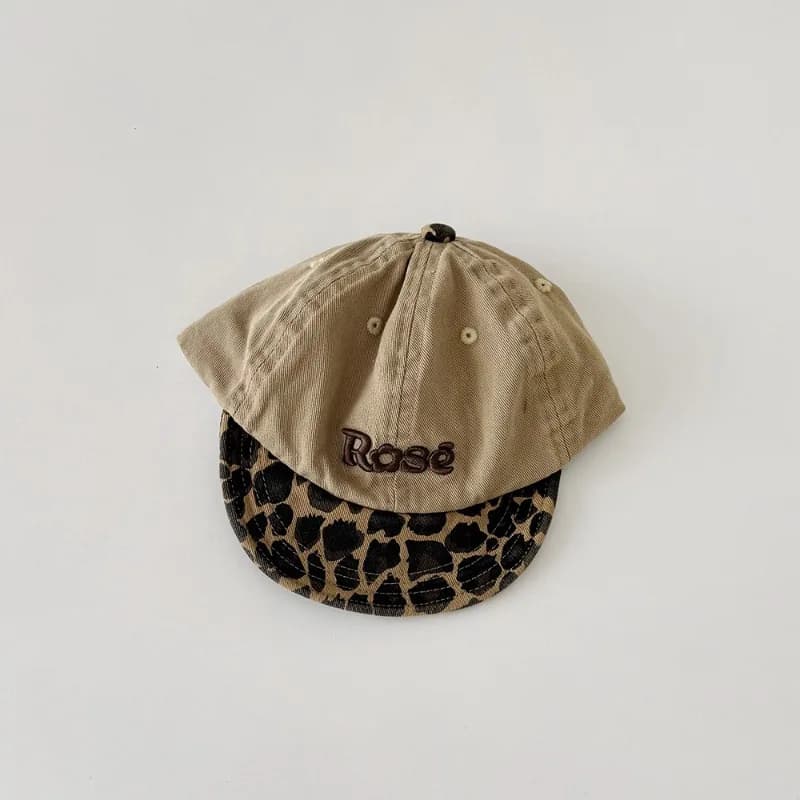 Nouvelle casquette de baseball pour bébé style Ins 2026, imprimé léopard, chapeau souple à visière p