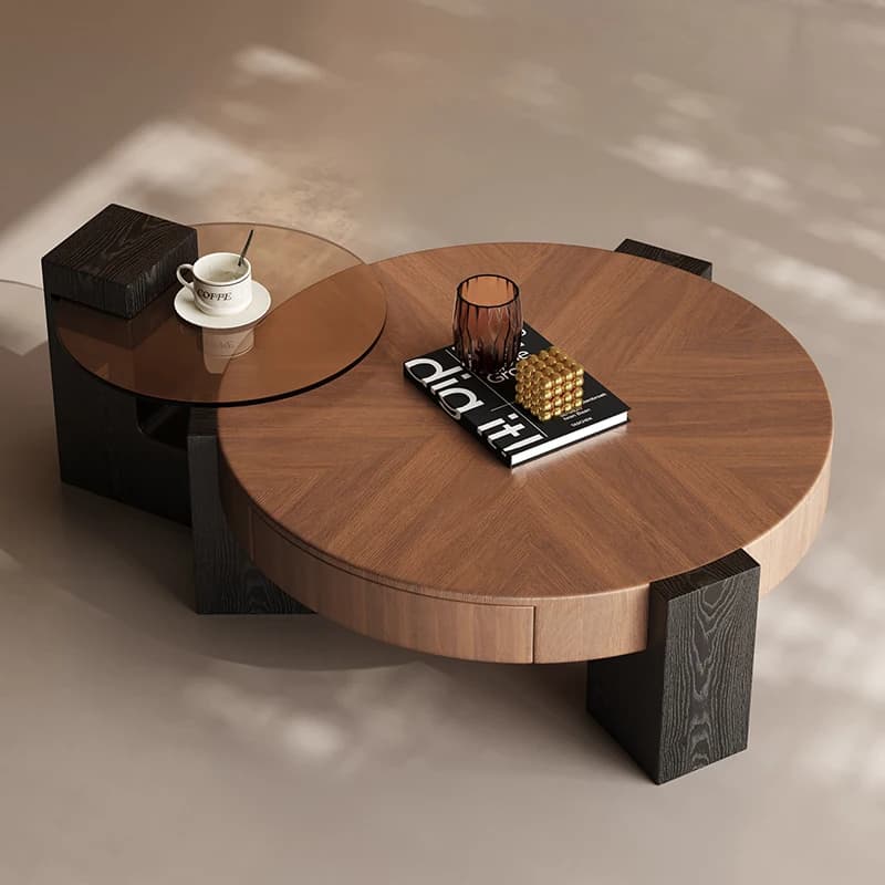 Tables basses Vintage du milieu du siècle Wabi Sabi Designer Wabi Sabi Table basse tendance Premium 