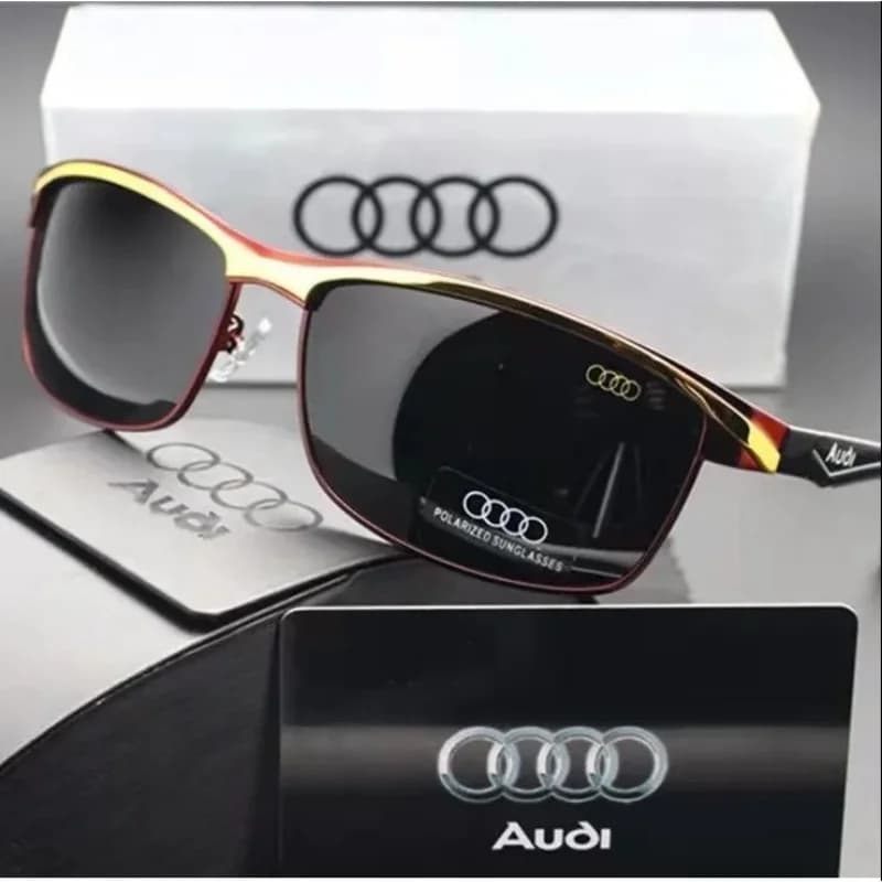 2025 Mode Nouvelles lunettes de soleil Audi pour hommes et femmes UV400 Lunettes de soleil polarisée