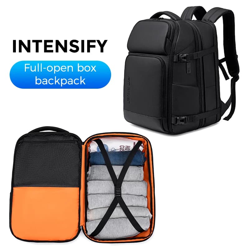 ENRUIEN sac à dos multicouche pour hommes pour les voyages d'affaires, tendance d'affaires, style de