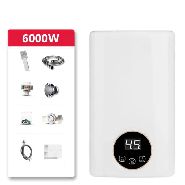 DMWD-Chauffe-eau électrique thermostatique, 7000W, télécommande, chauffage instantané, étanche, sans