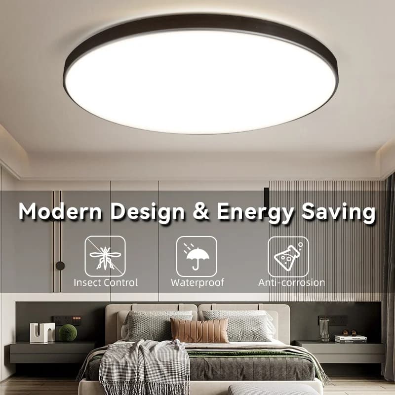 CY plafond moderne Led plafonnier chambre lumière économie d'énergie 18W 30W Ip65 étanche rond Led p