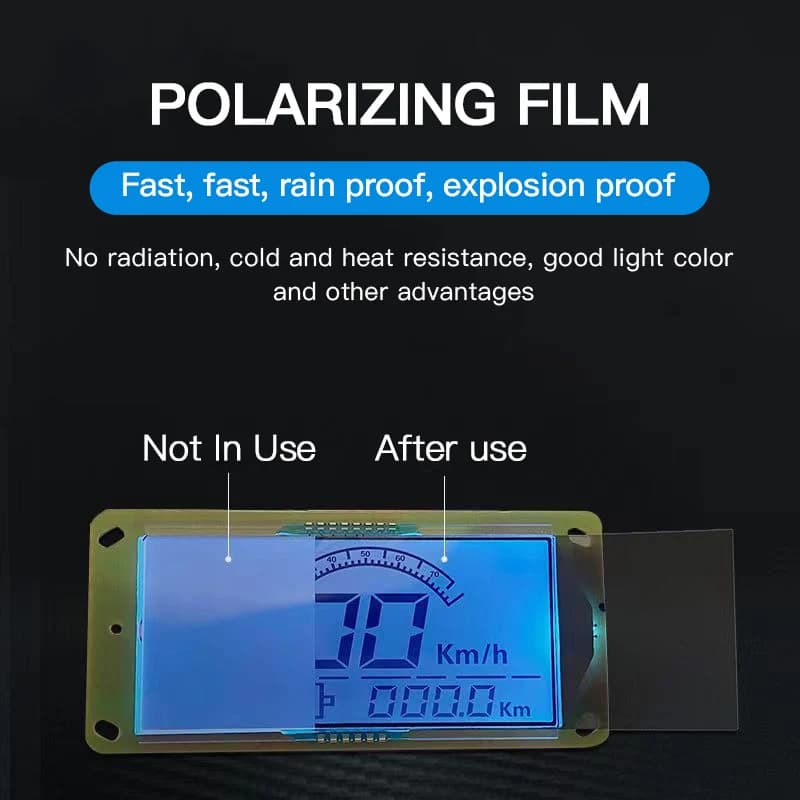 Feuille de Film polarisé linéaire adhésif à 0 degrés, 30x20cm, 10 pièces, filtres polarisants LCD, f