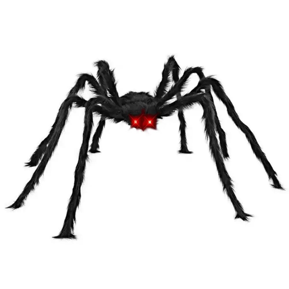 Yeux LED géants, araignée scintillante, jouets de farces réalistes, araignée scintillante pour Hallo