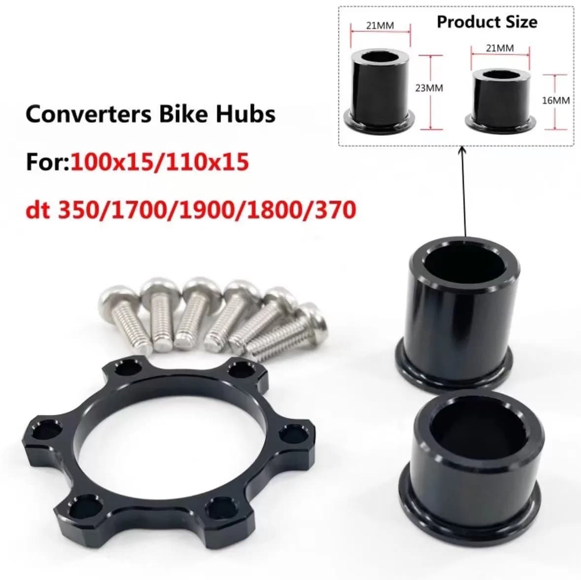 Kit de conversion d'adaptateur de moyeu pour DT SWISS, 350, 370, 180, 240, 1900, 1501, 1700, 12mm x 