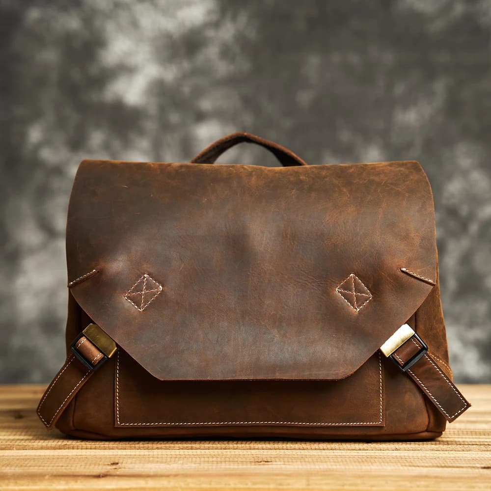 ZRCX haute qualité en cuir véritable hommes sac de messager sac à bandoulière décontracté mode homme