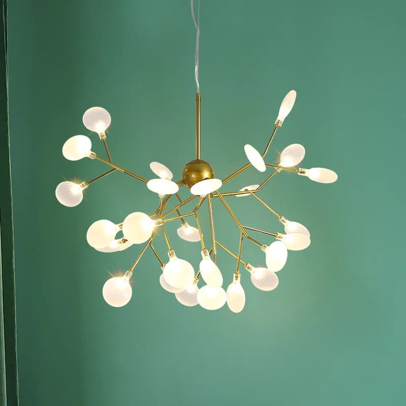Plafonnier LED en forme de luciole, design nordique moderne, luminaire décoratif d'intérieur, idéal 