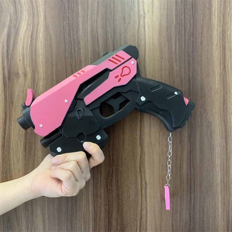 Jeu OW D. va Revolvers Arme Pistolet, 1:1, Cosplay, Sécurité, PU, Cadeau, Extérieur, Jouet, Caoutcho