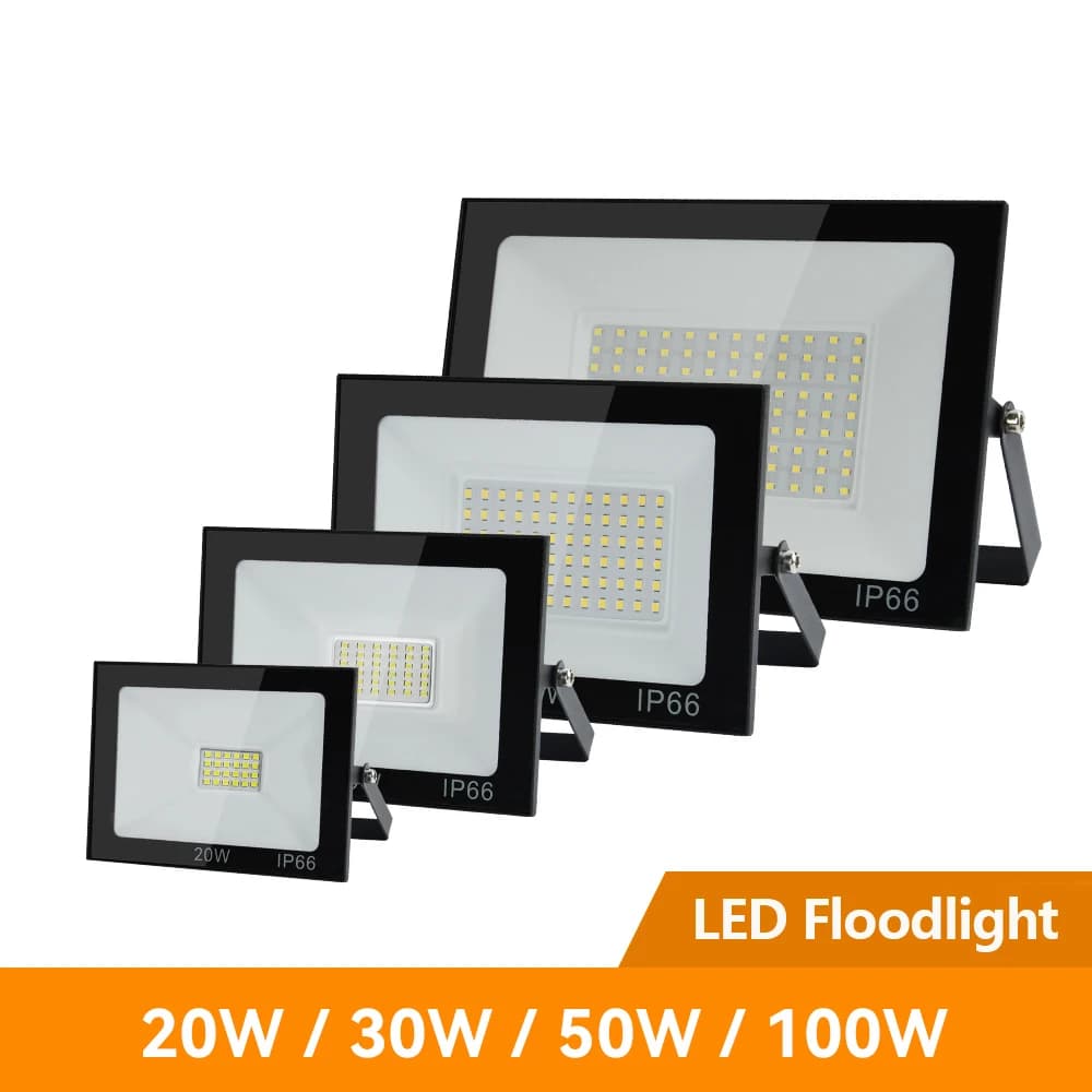 LED projecteur 10W 20W 30W 50W 100W AC220V réflecteur extérieur projecteur réverbère LED applique ex