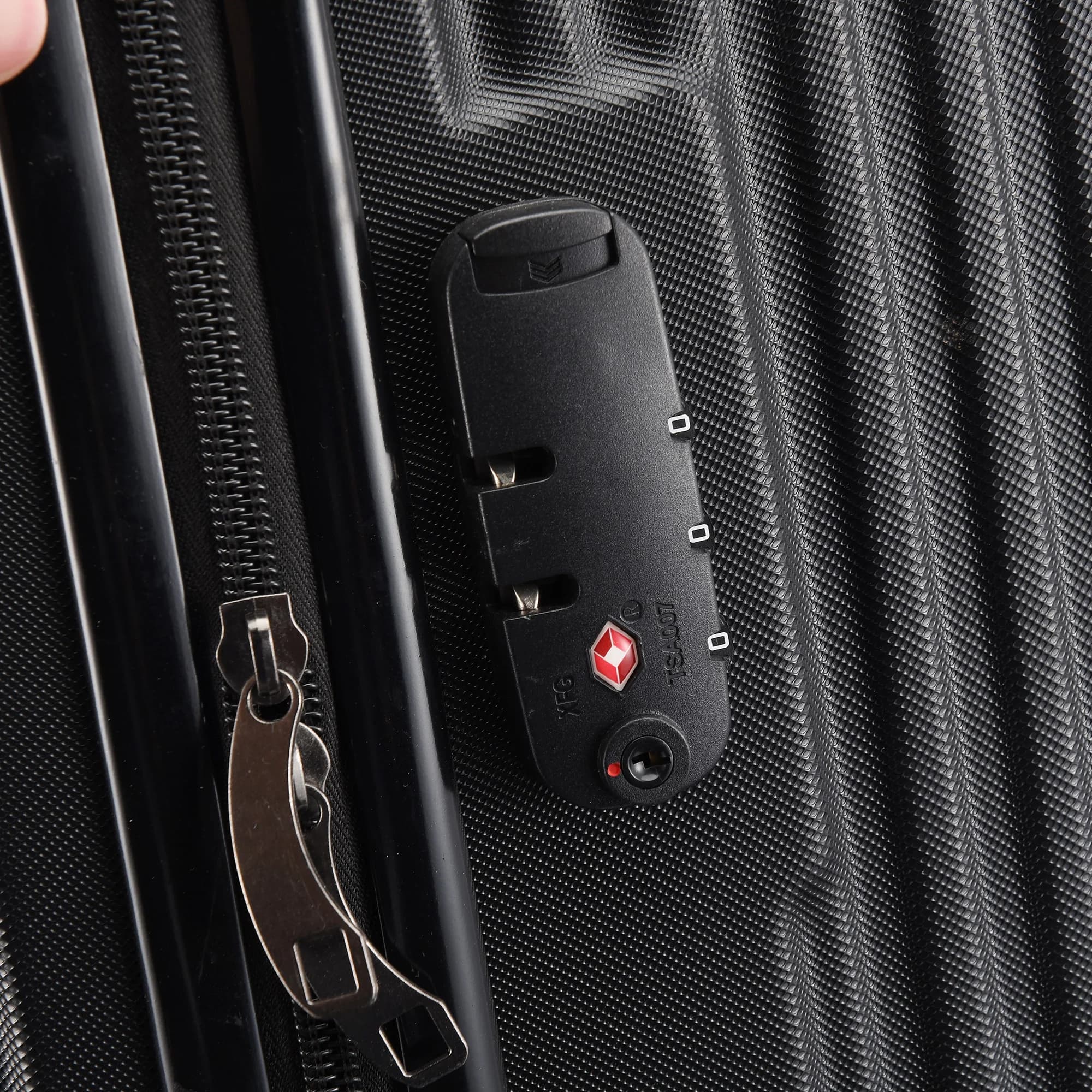 Ensemble de valises Lazyspace 3 pièces, valise de voyage avec roulettes et serrure, ensembles de bag