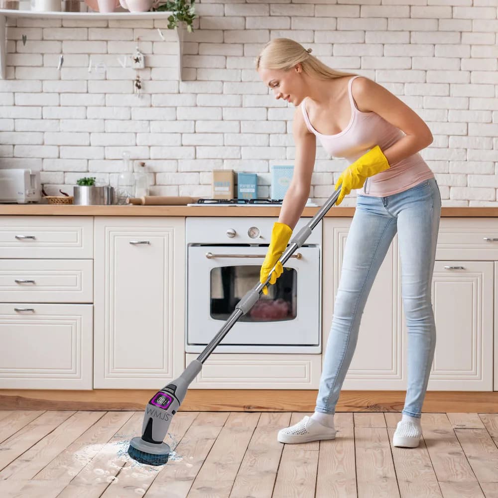 Brosse de nettoyage domestique 10 en 1, brosse de nettoyage électrique multifonctionnelle, brosse de
