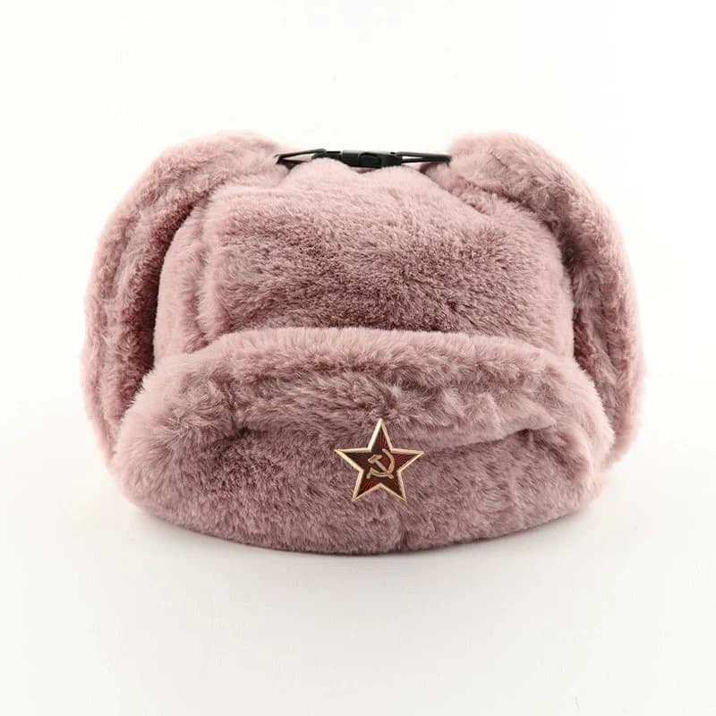 Insigne militaire de l'armée soviétique, chapeaux de bombardier Ushanka russe, chapeau de camionneur