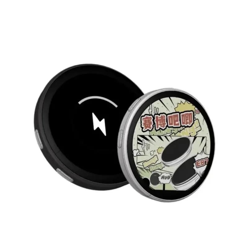Badge électronique d'anime avec écran HD, badge dynamique intelligent pouvant transférer des photos,