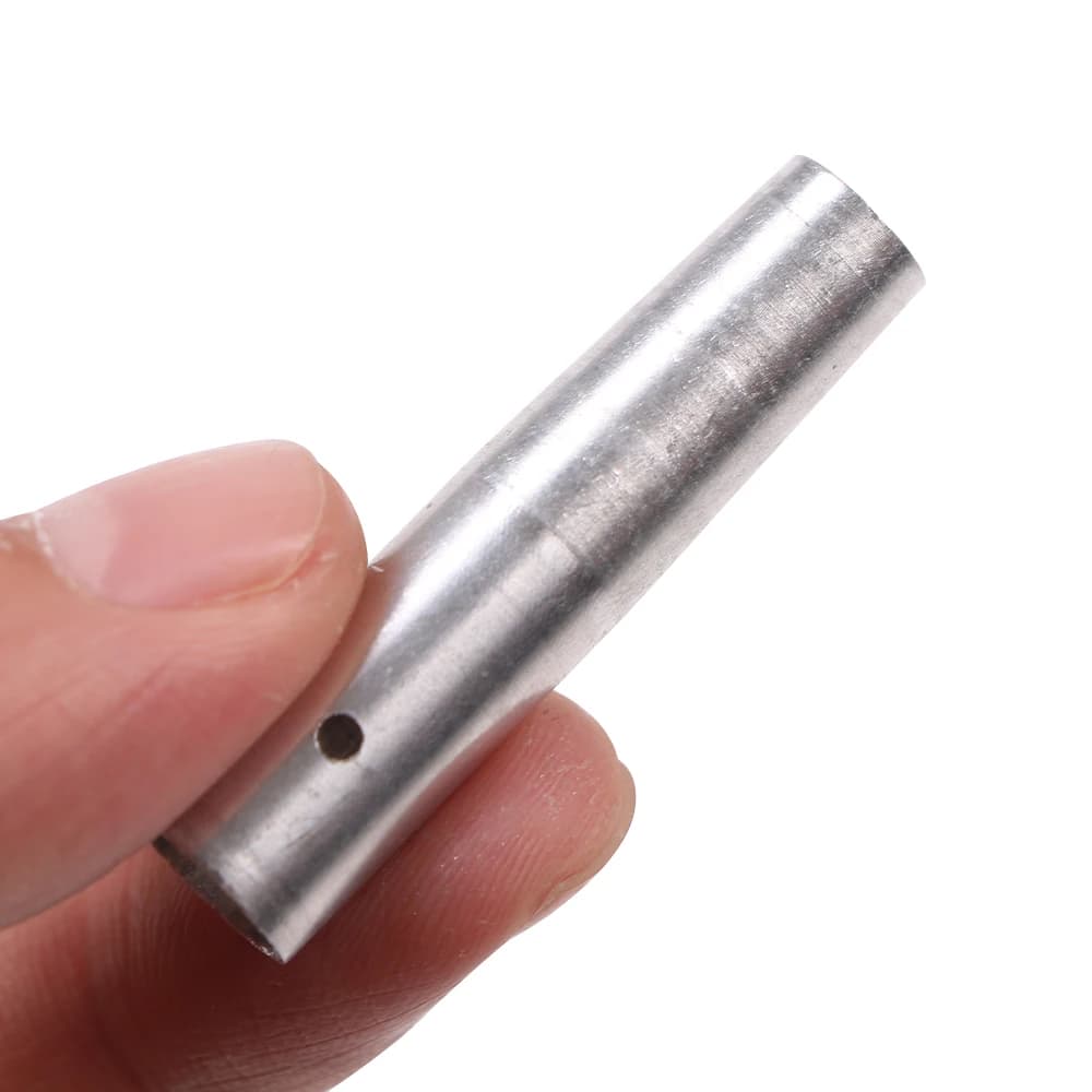6/12 pièces tir à l'arc connecter pointe de flèche en aluminium flèche insérer OD 8mm en bois bambou