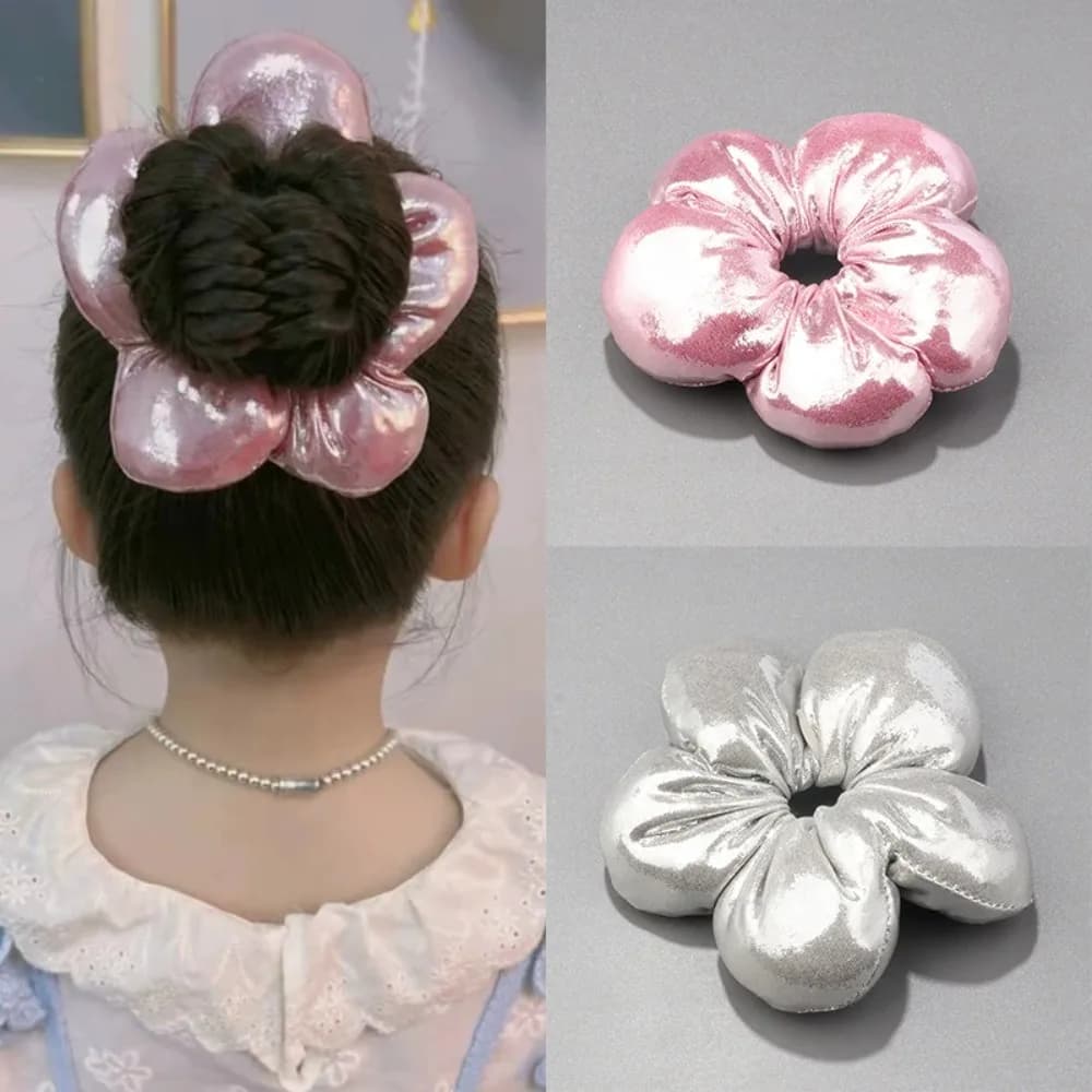 Chouchous à fleurs Super mignons pour enfants, accessoires de bandeau élastique pour filles, cravate