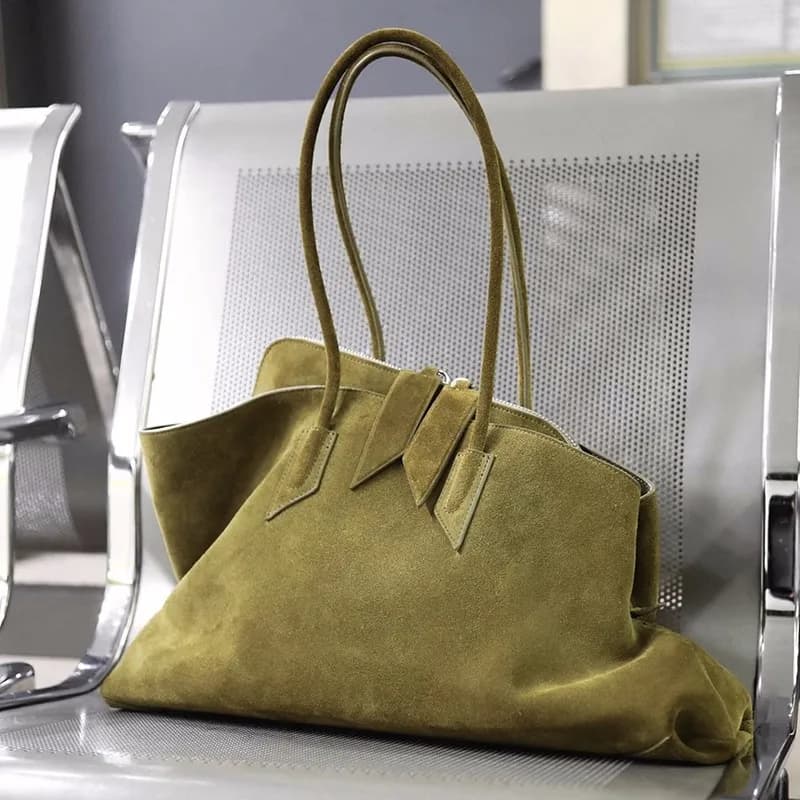 Sac à main polyvalent en Faux daim, couleur unie, à la mode, produit de haute qualité, grande capaci