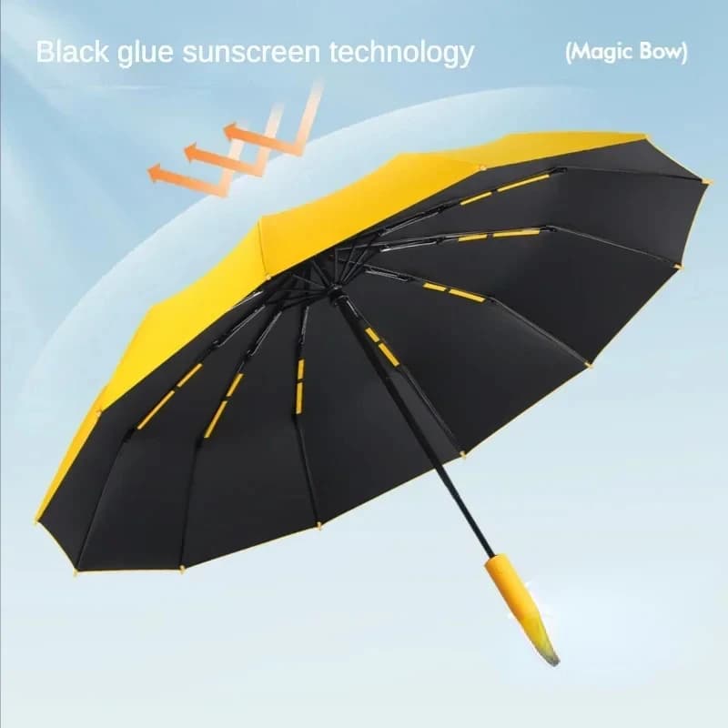 72 os Super fort coupe-vent pliant automatique hommes parapluie renforcé grand imperméable Protectio