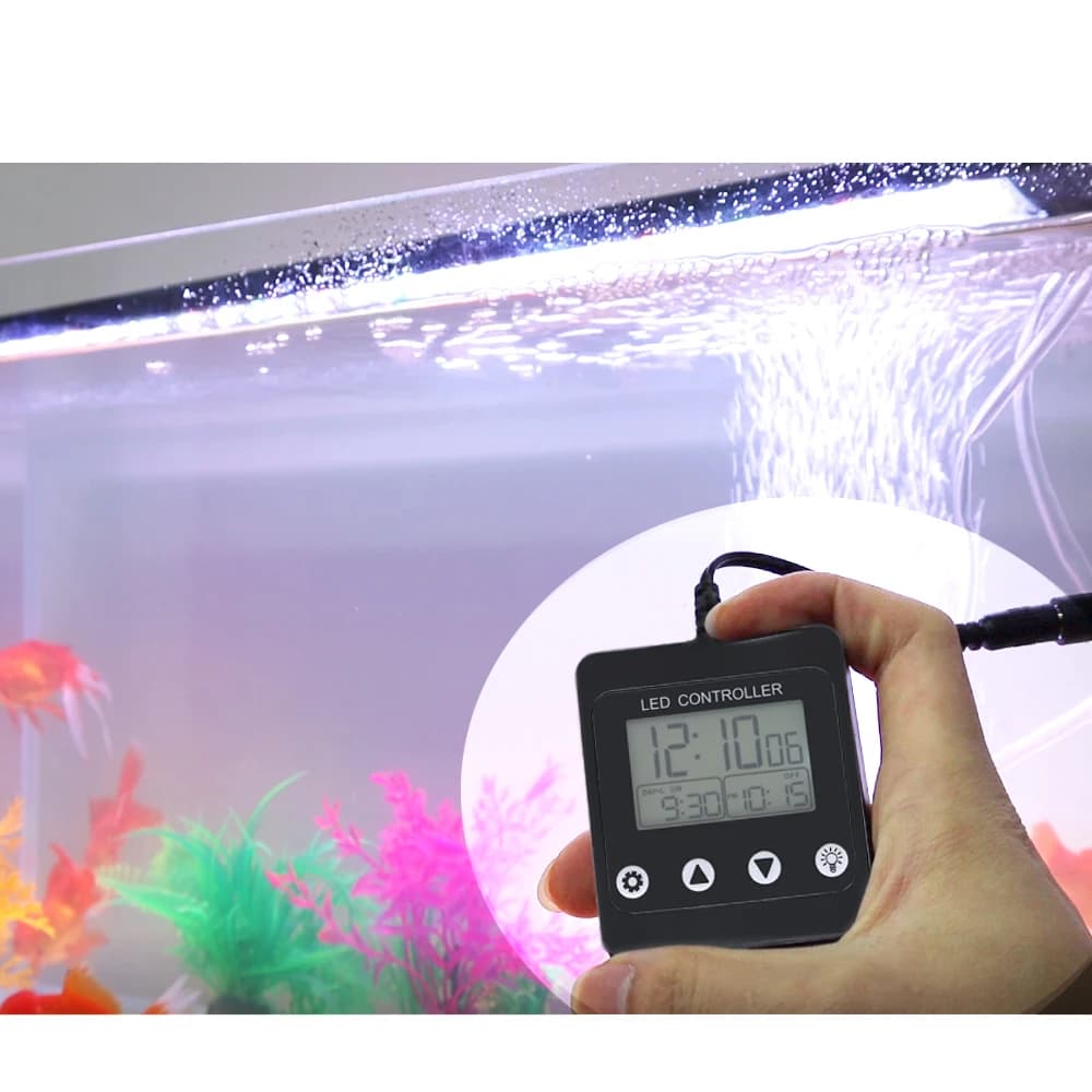 Système de gradation d'aquarium, minuterie de lumière LED pour Aquarium, contrôleur de variateur, ac