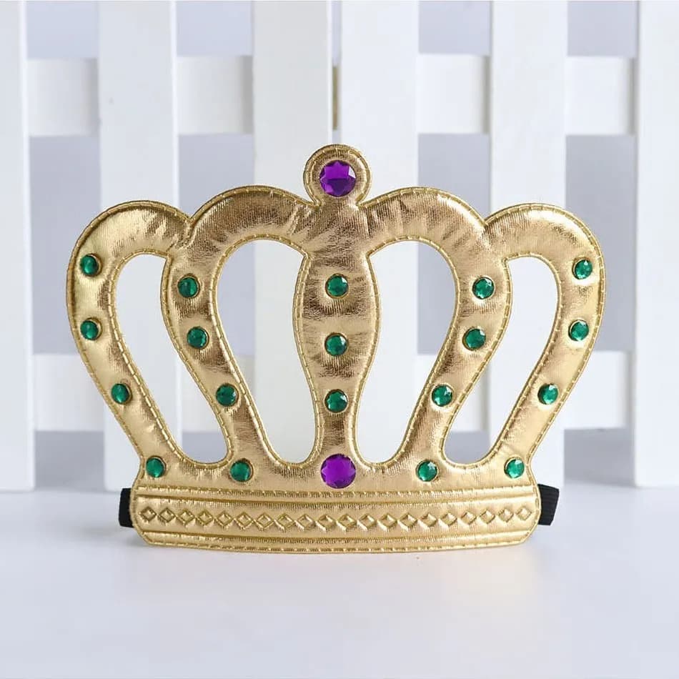 Couronne d'anniversaire élastique pour enfants, accessoires de photoshoot pour filles, bandeau de sa