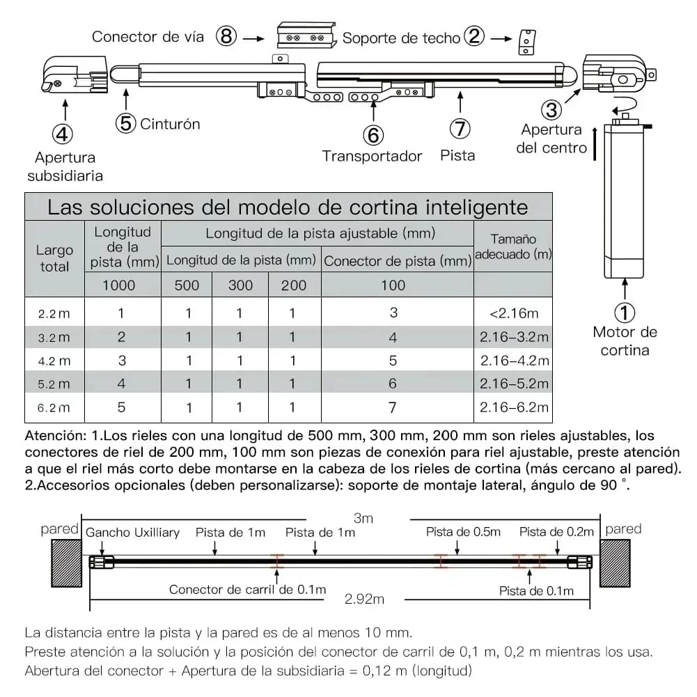 MOES WiFi/ZigBee moteur de rideau électrique Tuya intelligent personnalisé motorisé épissage rideau 