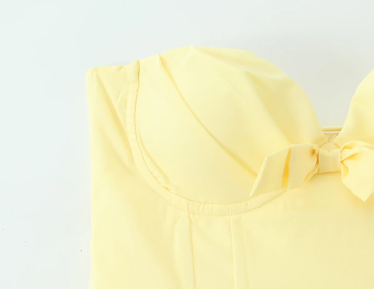 3 couleurs Sexy fil poitrine désossage taille mince longue robe sans bretelles femmes croix laçage d