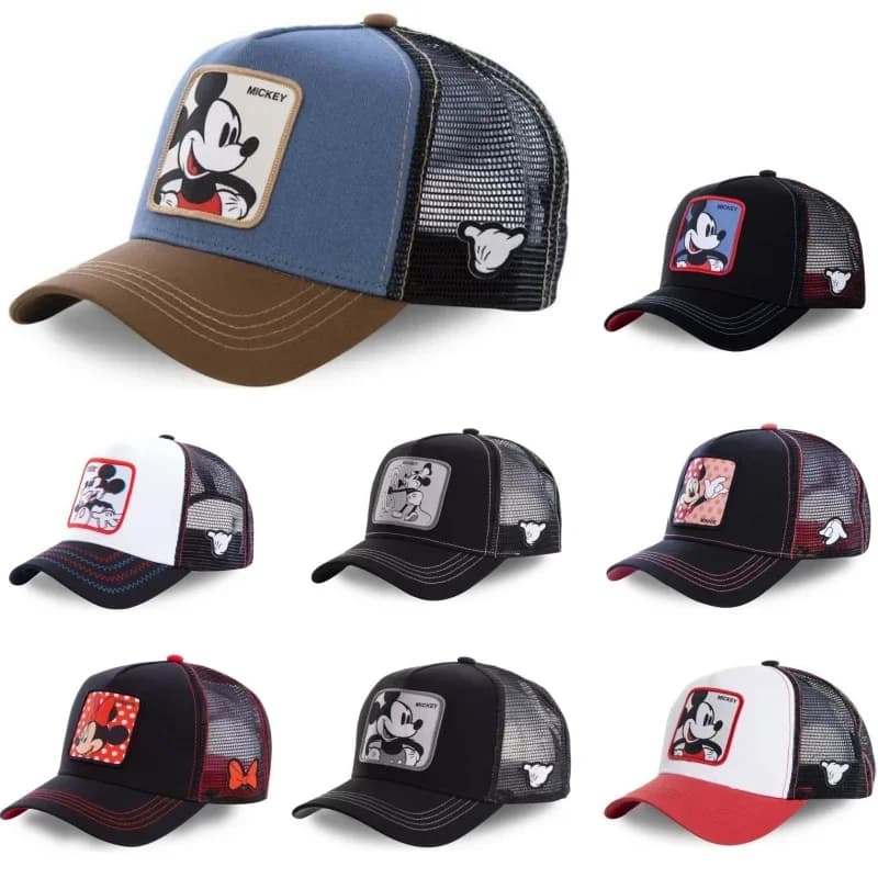 Haute qualité Disney Styles Anime dessin animé Snapback coton casquette de Baseball hommes femmes Hi
