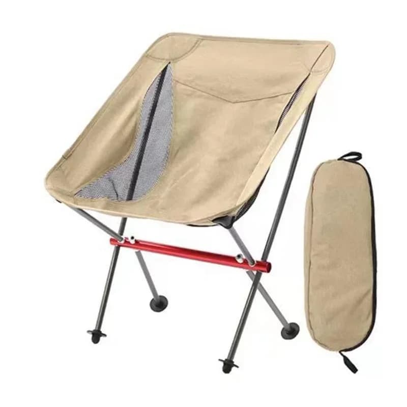 Chaise de Camping pliante Portable, cadre entièrement en aluminium, compacte avec sac de transport, 