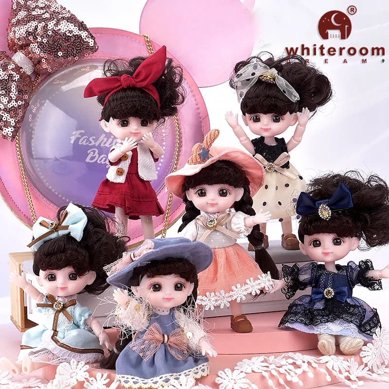 Ob11 Mini poupées pour filles 1/12 OB11 accessoires corps articulé Bjd poupée vêtements jouets pour 