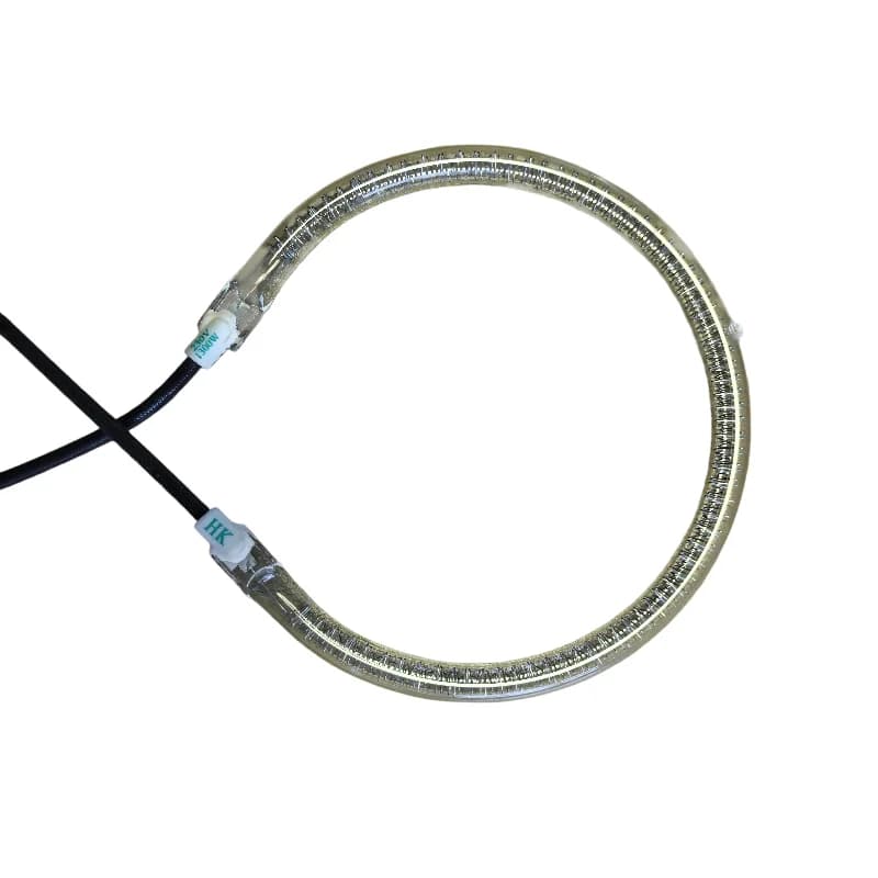 Tube de chauffage halogène rond annulaire, pièces de four, 220V, 1300W, diamètre de 14cm, 1cm