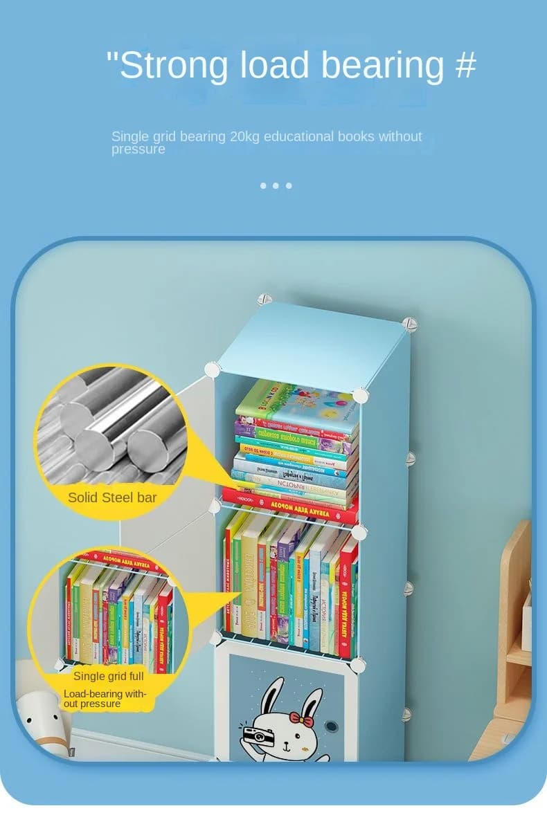 Étagère à Assembler Pliable pour la Maison, Meuble Anti-Poussière, Multicouche, Simplicité, Rangemen