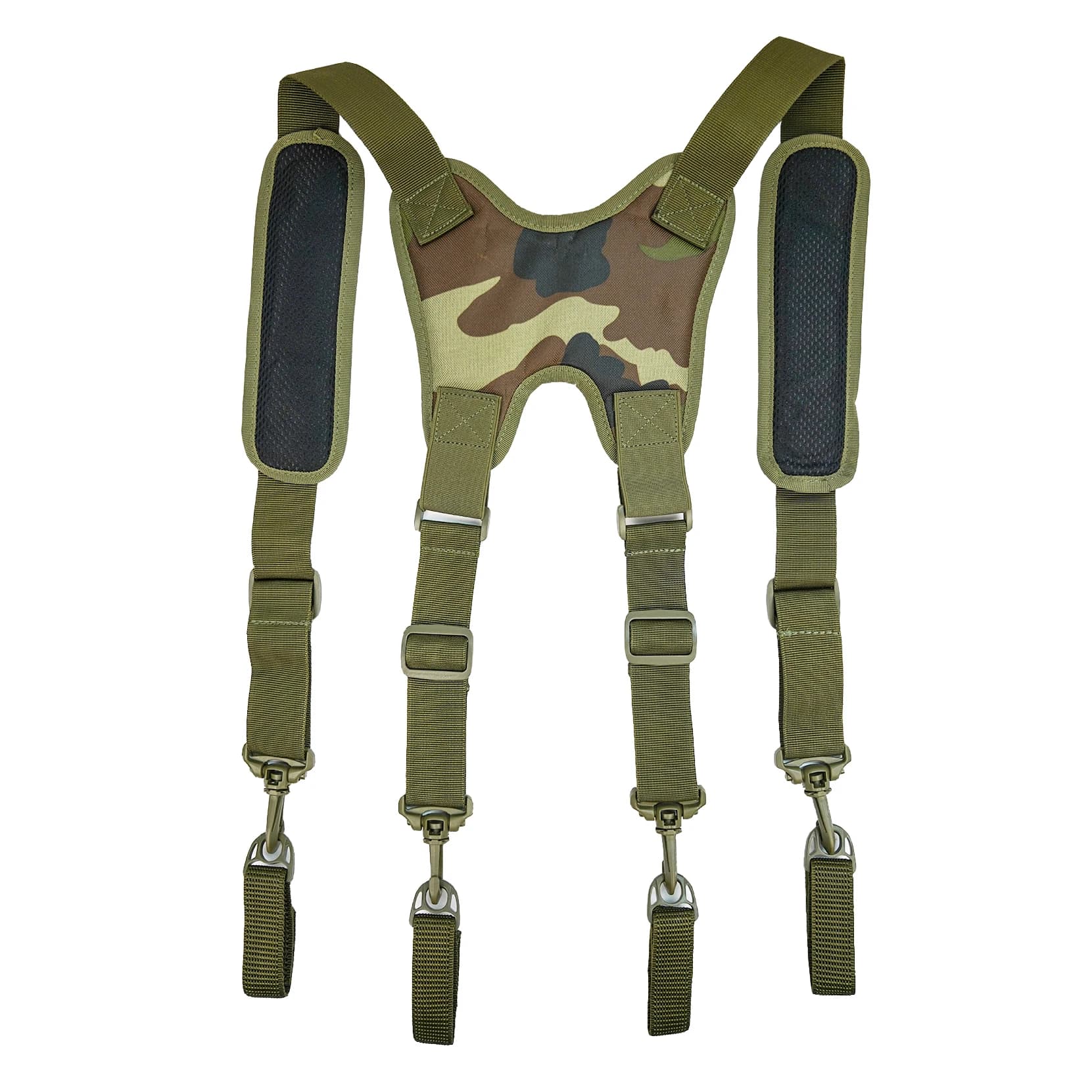 Bretelles de ceinture à outils tactiques, harnais de combat extérieur de police noir de 1.5 pouces
