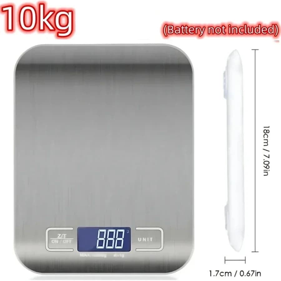 5/1kg balances de régime de cuisine domestique outil de mesure mince LCD balance électronique numéri