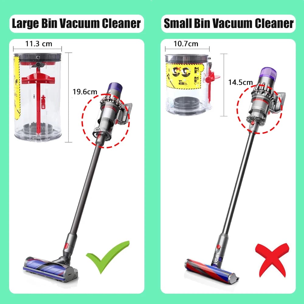 Grand bac à poussière pour aspirateur Dyson V11 V15 SV14 SV15 SV22, pièce de rechange pour canette/s