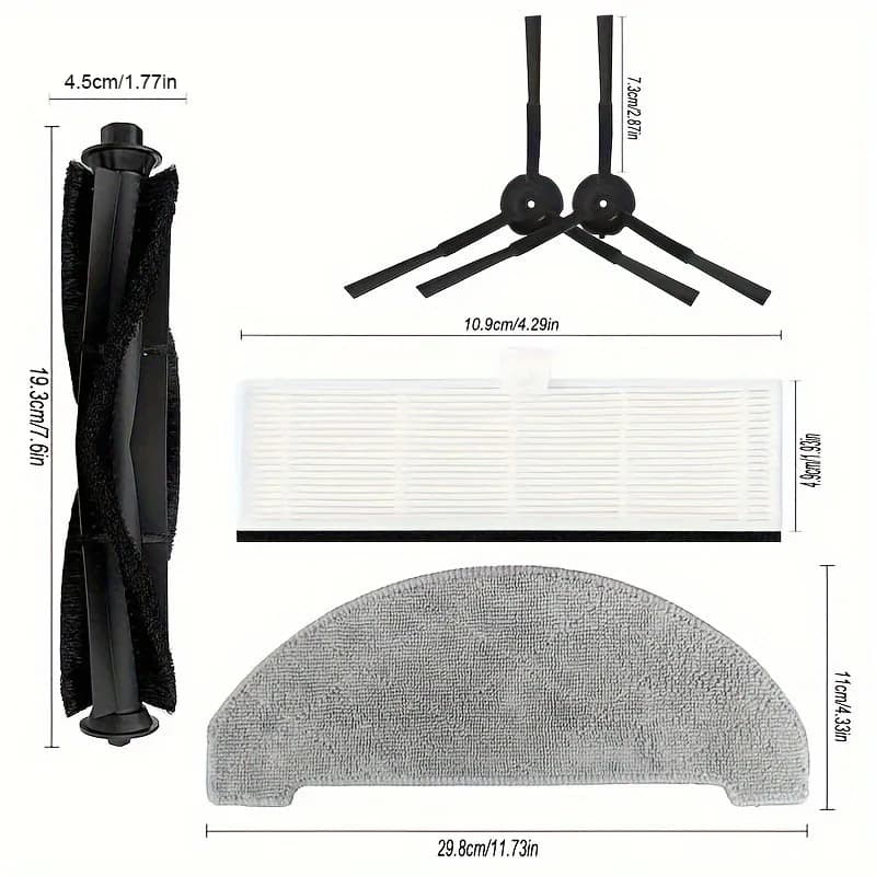 Pour Imou L11 Imou L11 Pro Robot aspirateur brosse principale bord rotatif brosse latérale filtre He