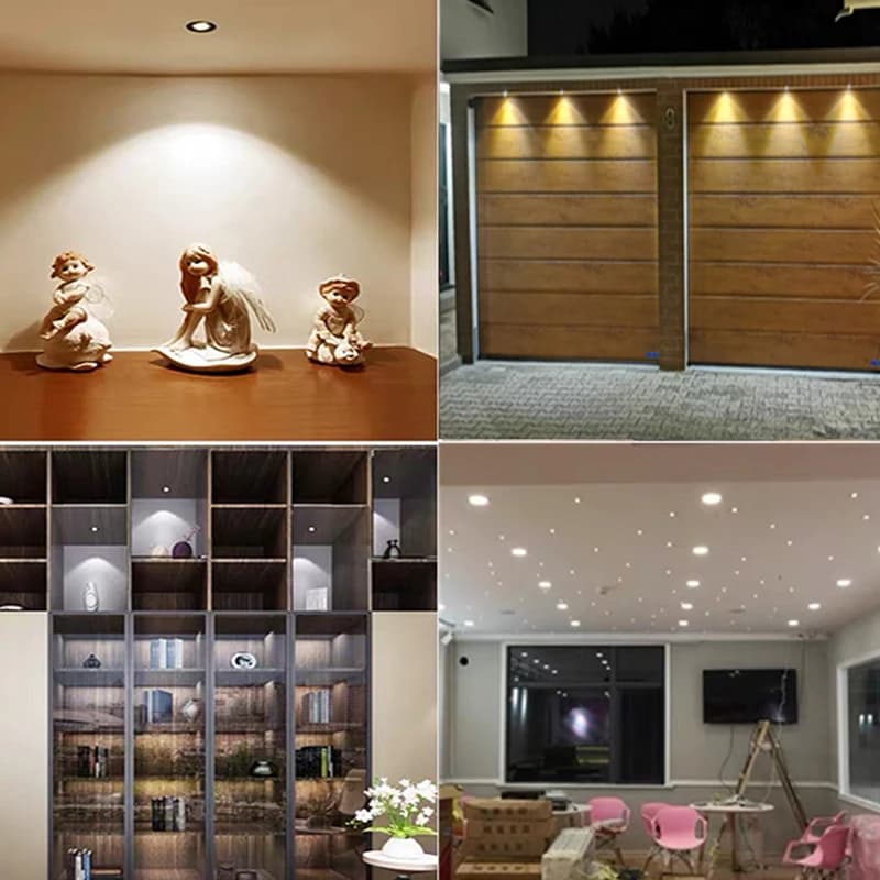 Mini Spot Led 12V 0.5W encastré projecteur intérieur IP65 10mm découpe plafond Downlight pour maison