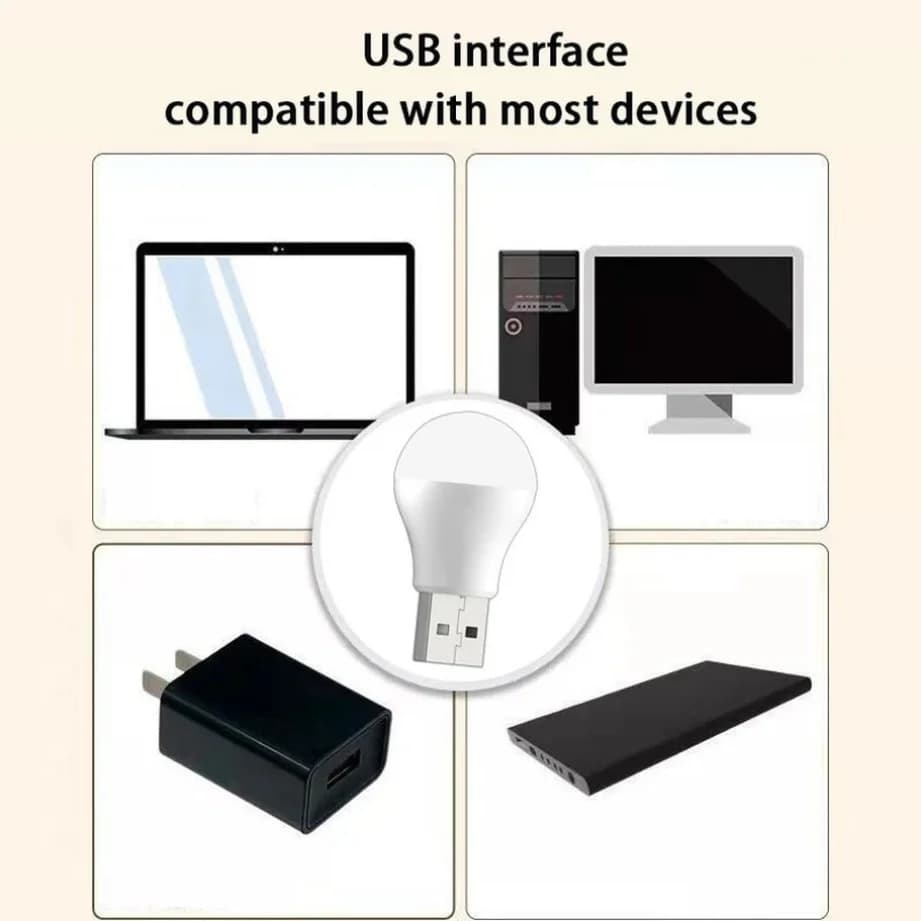 5 pièces USB LED lampe de lecture Mini livre lumière Camping veilleuses lampes de Table pour batteri