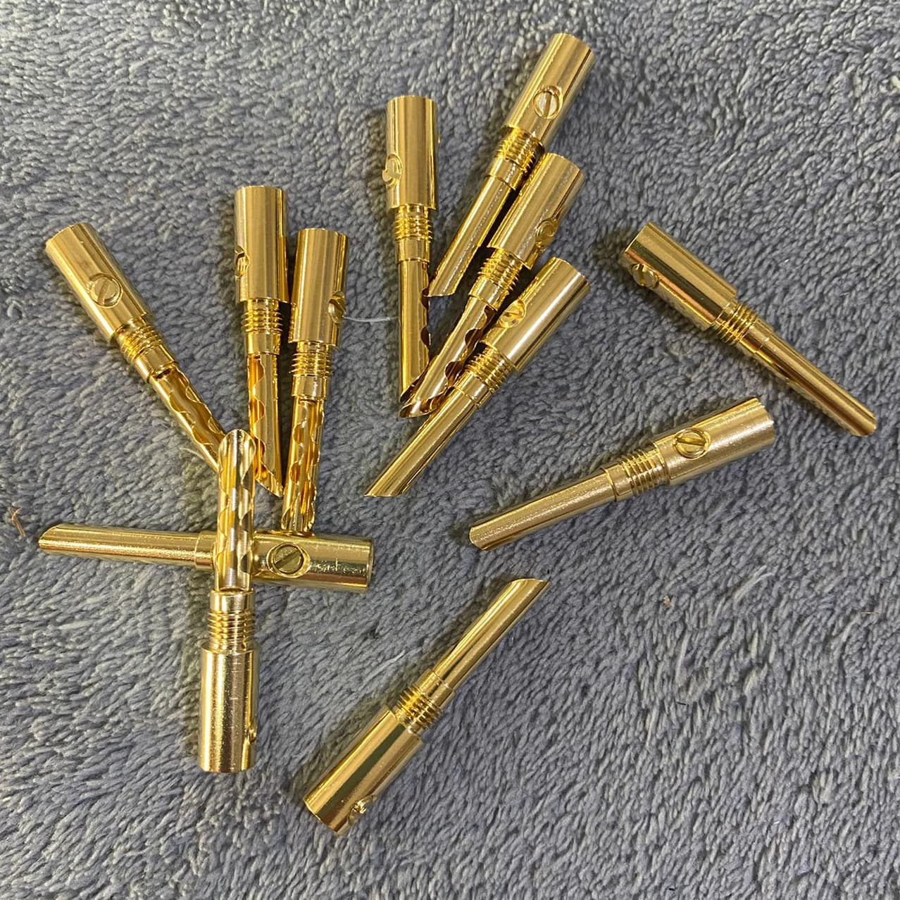 Prise banane BFA 4mm, prise banane en cuivre, connecteur verrouillé à vis, adaptateur Audio pour ada