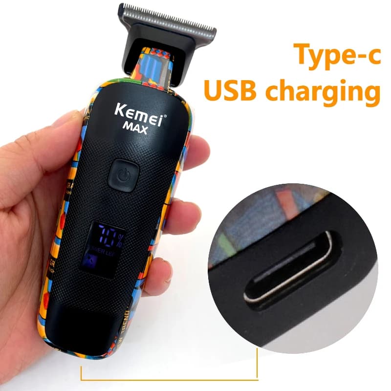 Kemei KM-MAX5090 tondeuse à cheveux électrique multifonctionnelle maison tondeuse à cheveux impressi