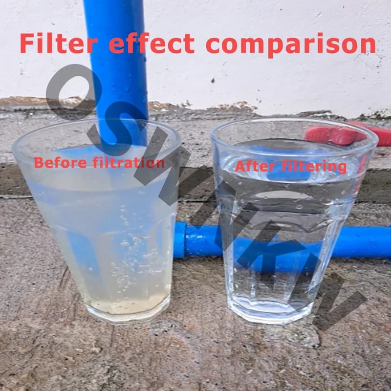 Purificateur d'eau pour toute la maison, pré-filtre PVDF 0,01 um, 1000l, filtre à eau SUS304, peut ê