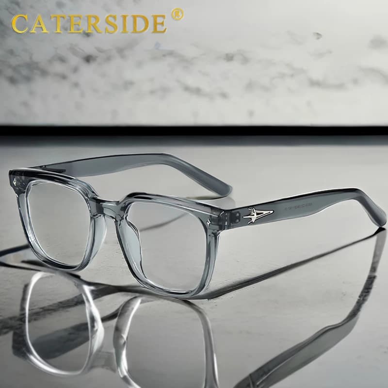CATERSIDE lunettes à lumière plate hommes marque Design TR90 montures carrées lunettes femmes affair