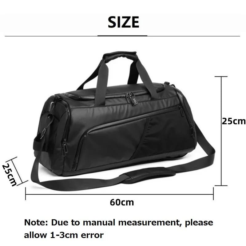 Sac de sport pour hommes, grande capacité, entraînement, Fitness, sac de sport, sac à dos sec et hum