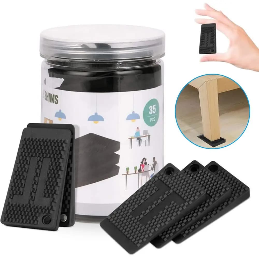 Support de canapé anti-vibration, coussinets de meubles non alds, cale de table, rondelle, stabilisa